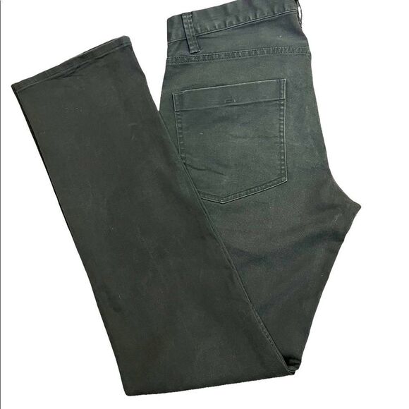 Men's Straight Cut Dark Gray Theory 5 Pocket Pants Size 30 Good  Condition - Picture 1 of 6